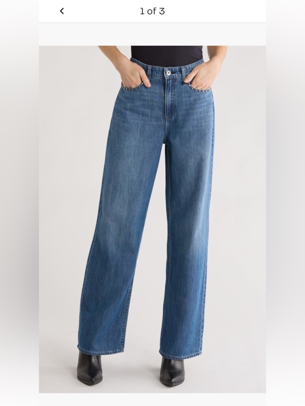Rag & Bone Lori Midrise Wideleg Jeans NWT